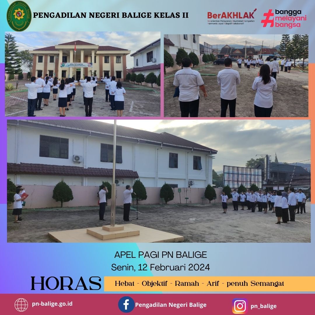 APEL SORE PN BALIGE PADA HARI SENIN, 12 FEBRUARI 2024 APEL SORE PN BALIGE PADA HARI SENIN, 12 FEBRUARI 2024